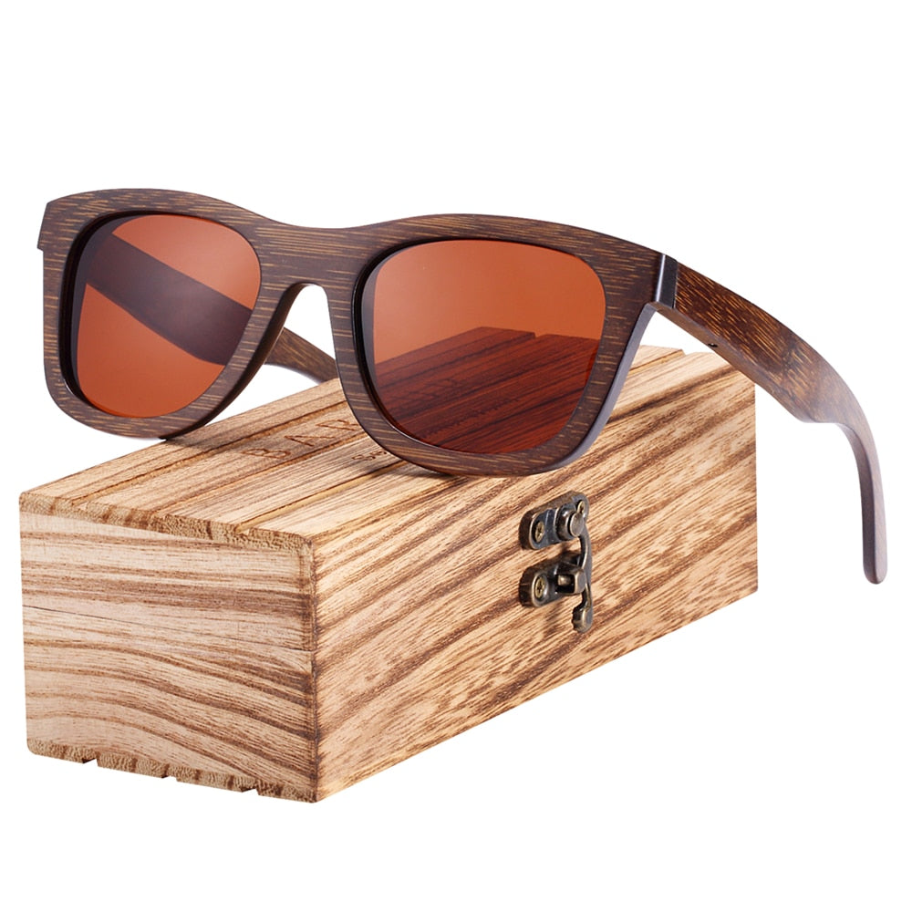 Square Wood Sunglasses