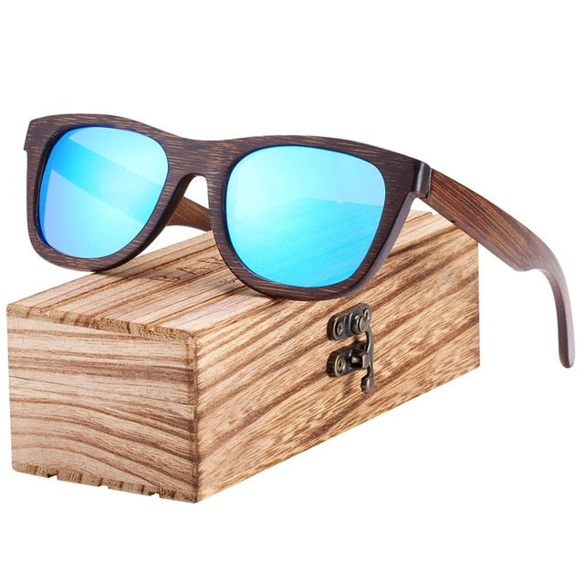 Wood Sunglasses Bamboo Brown Color