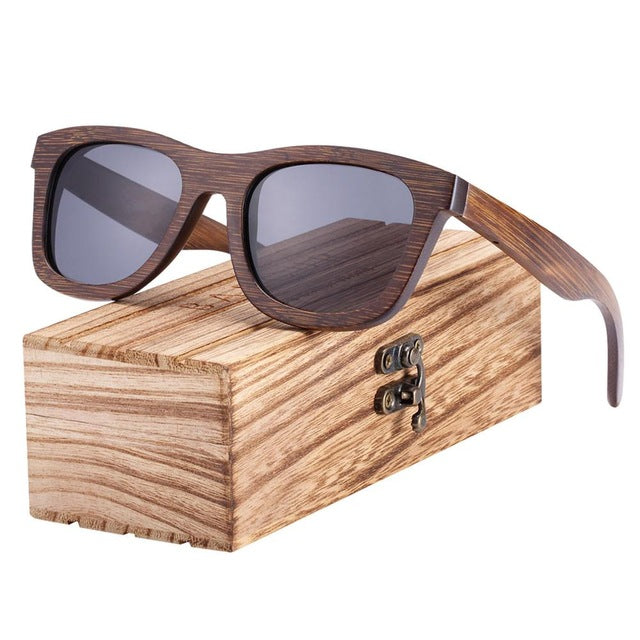 Square Wood Sunglasses