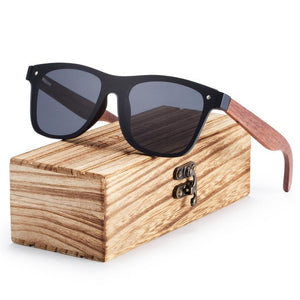 Black Walnut Wooden Sunglasses Men