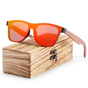 Black Walnut Wooden Sunglasses Men